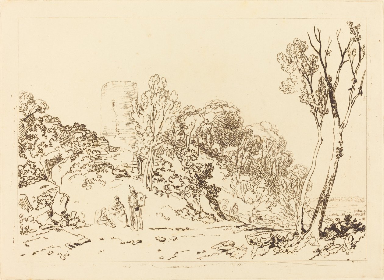Winchelsea, Sussex door Joseph Mallord William Turner