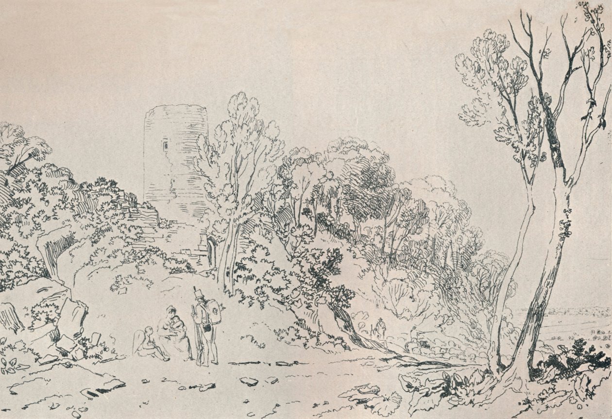 Winchelsea, Sussex door Joseph Mallord William Turner