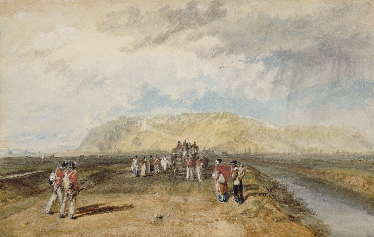 Winchelsea vanaf de Rye Road door Joseph Mallord William Turner