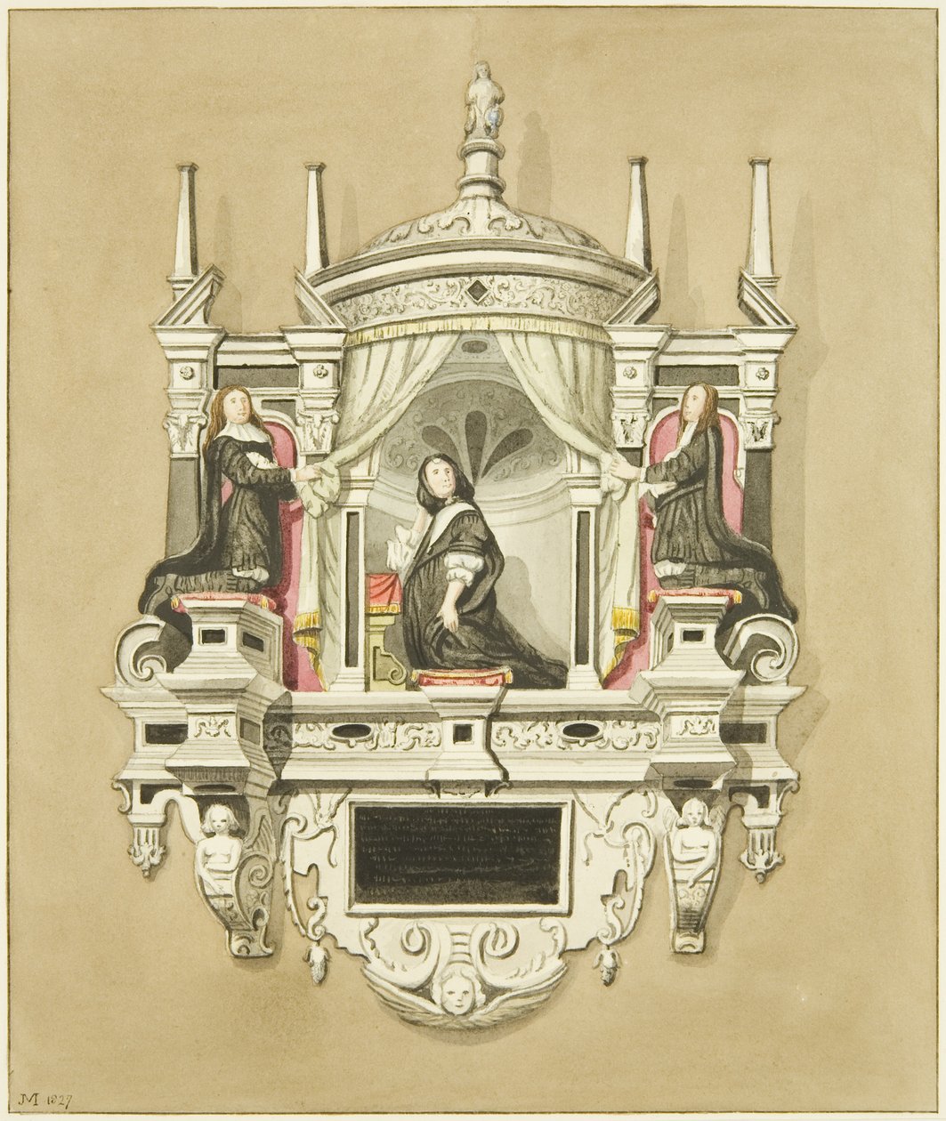 Monument van mevrouw Baynton in de St Mark