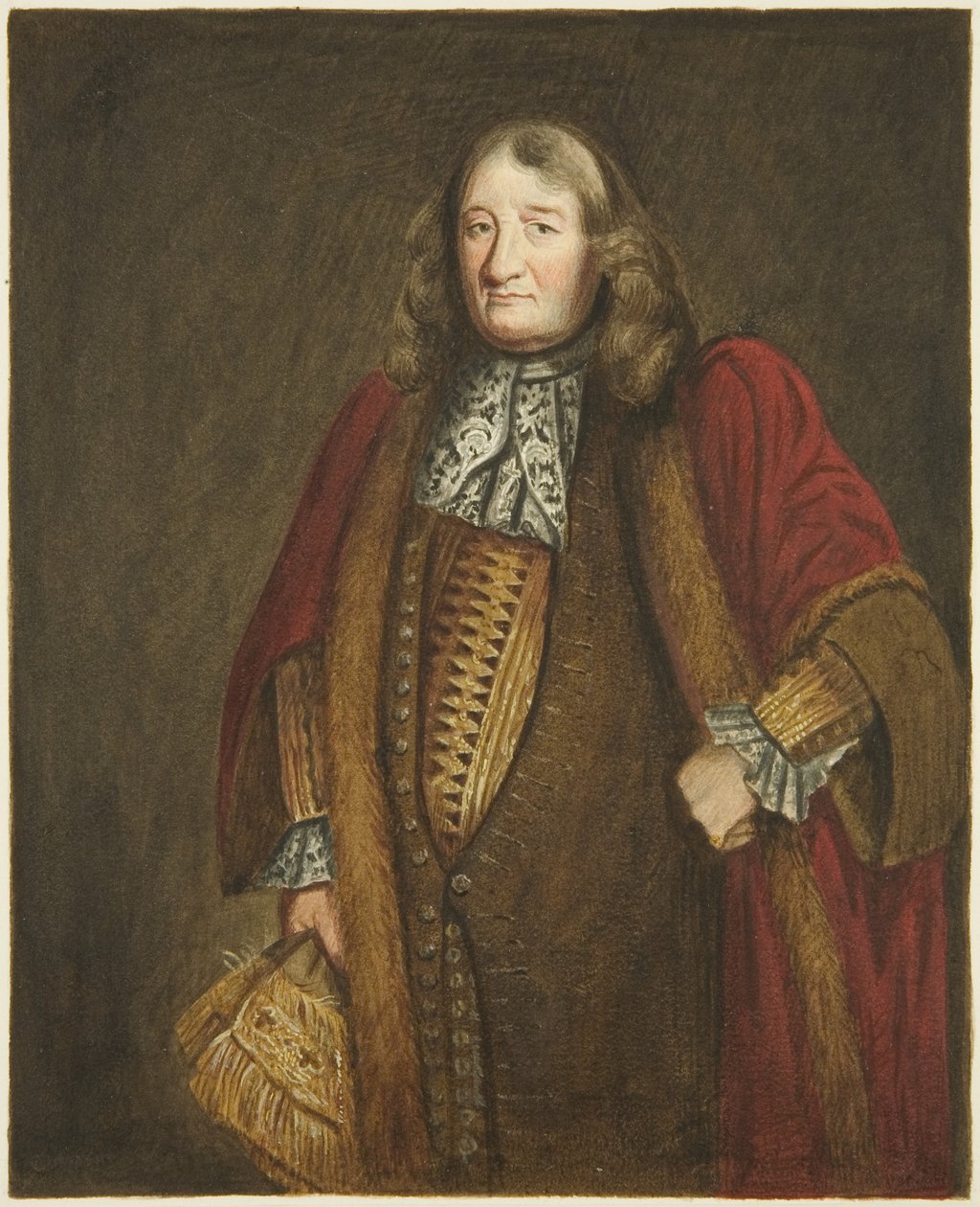 Portret in het Council House van Richard Lane, burgemeester van Bristol door Joseph Manning