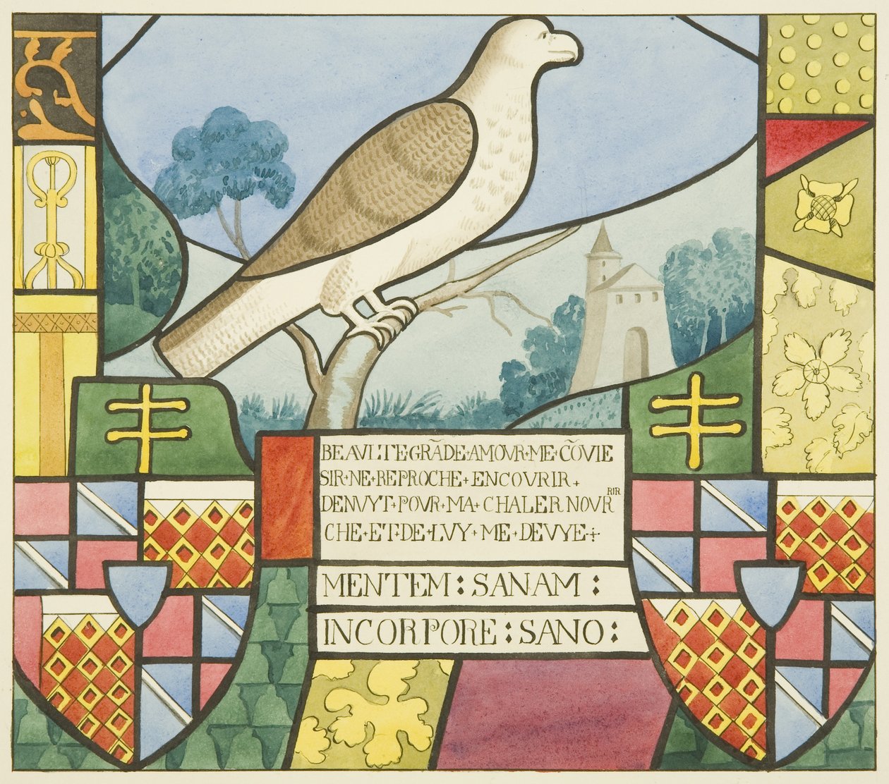 Glas-in-lood in St Mark