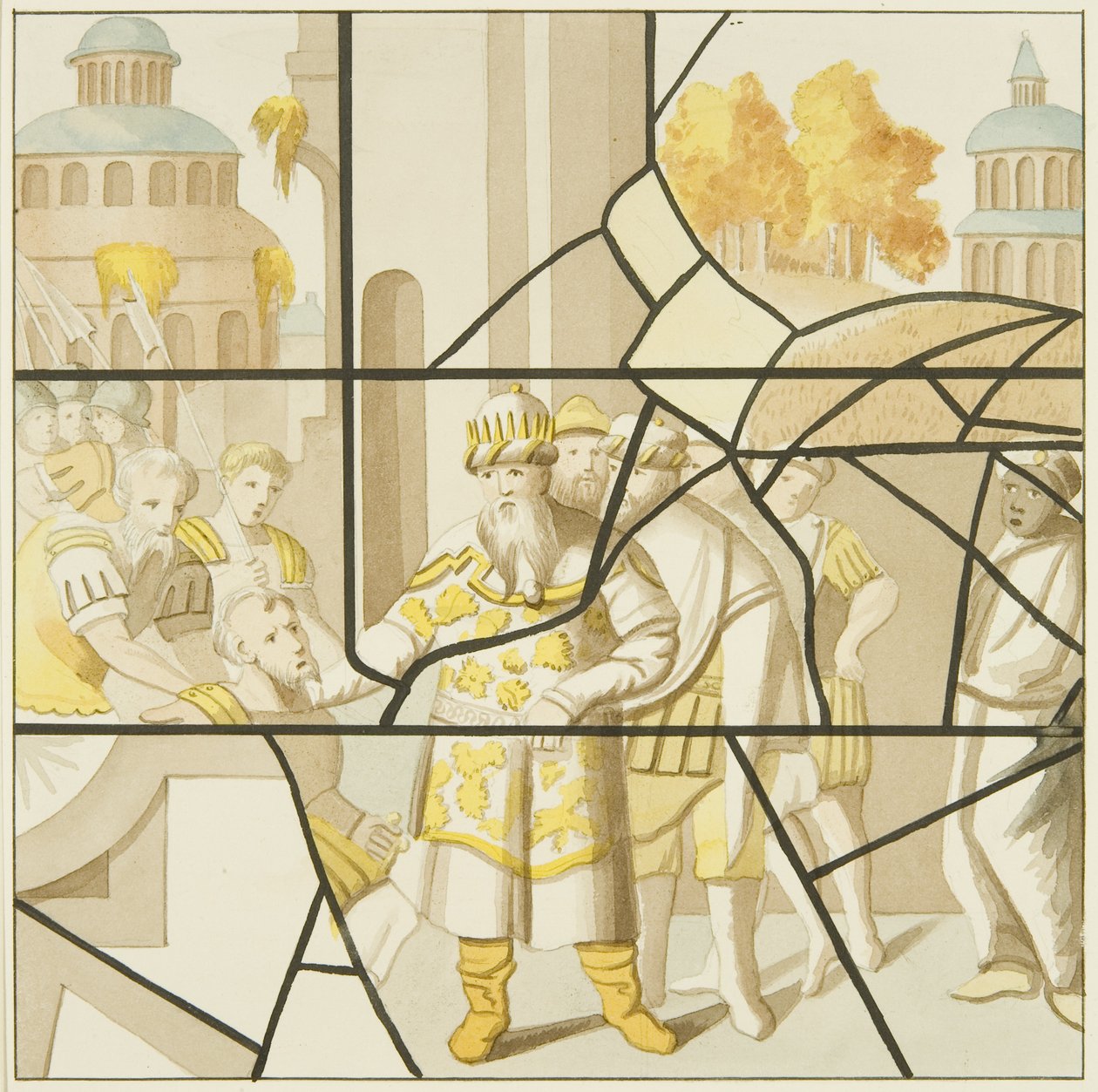 Glas-in-lood in St. Mark