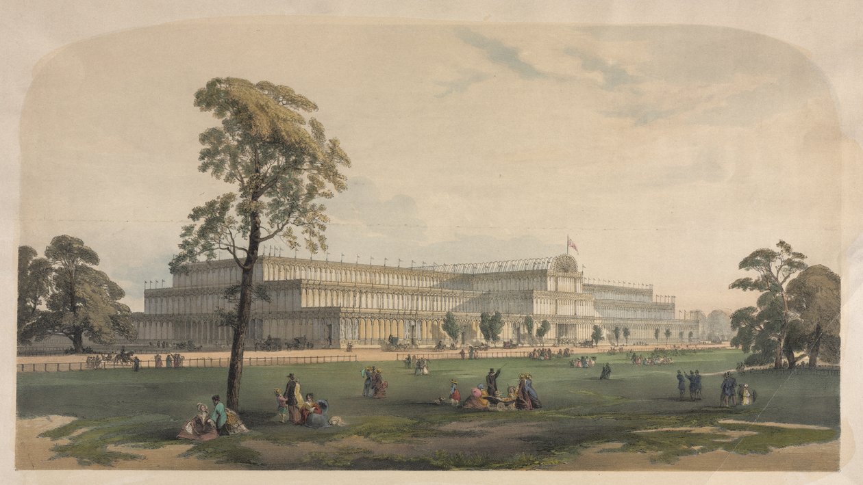 Het Kristalpaleis door Joseph Nash