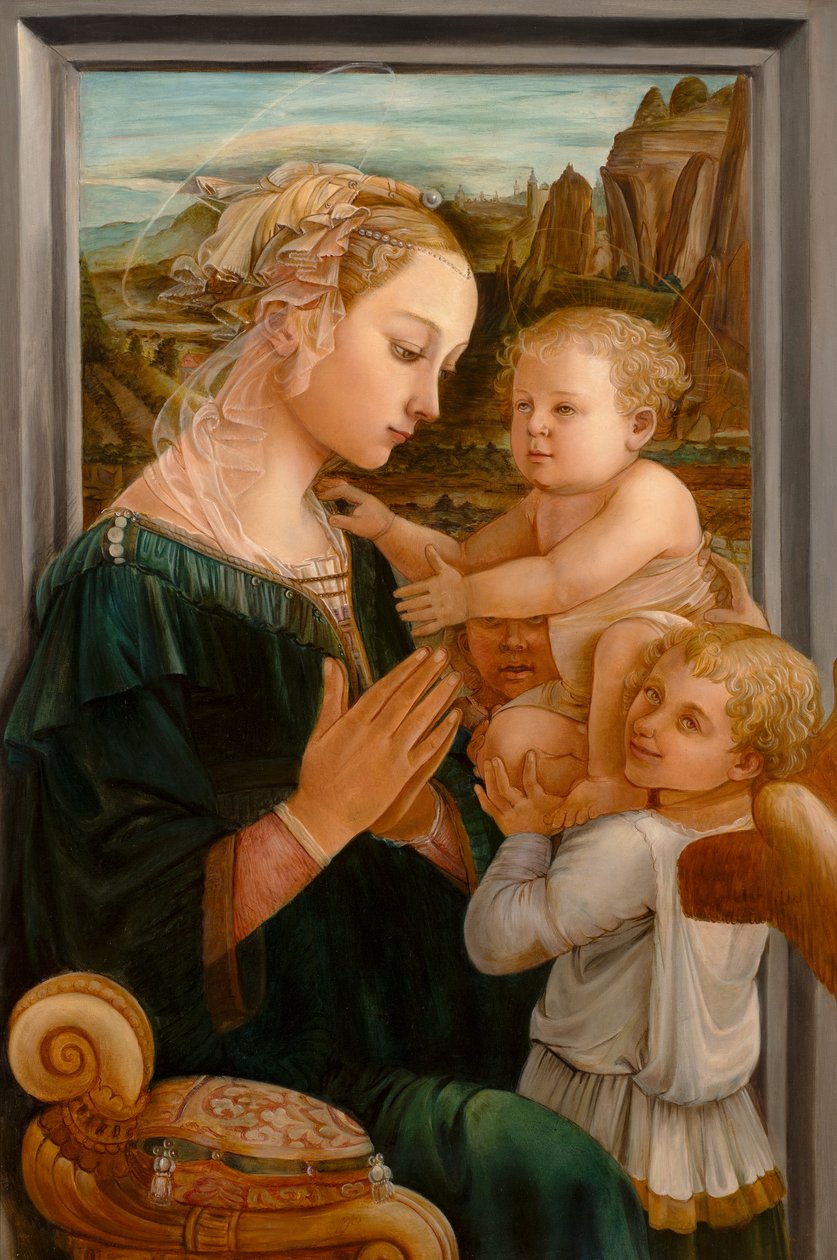 La Lippina (olieverf op doek) door Joseph Noel Paton