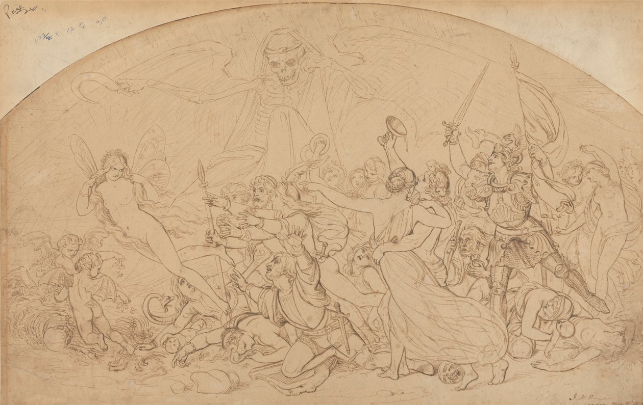 Het najagen van plezier door Joseph Noel Paton