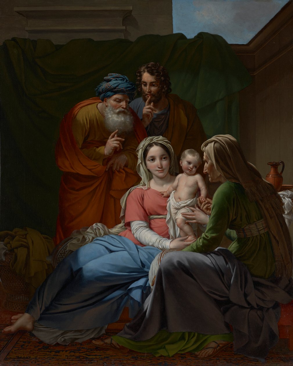 De Heilige Familie, c.1820 door Joseph Paelinck