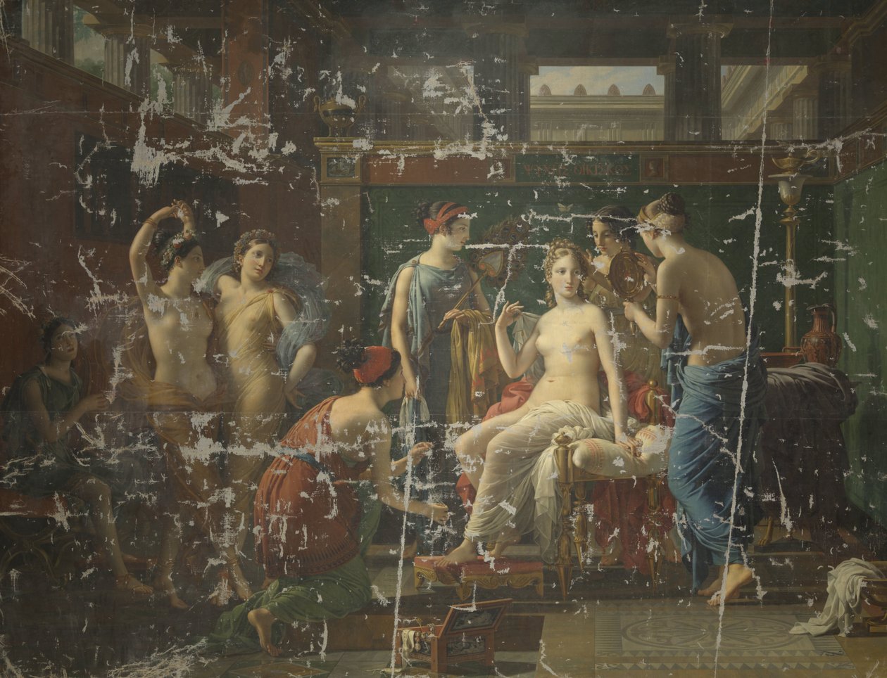 De toilet van Psyche door Joseph Paelinck