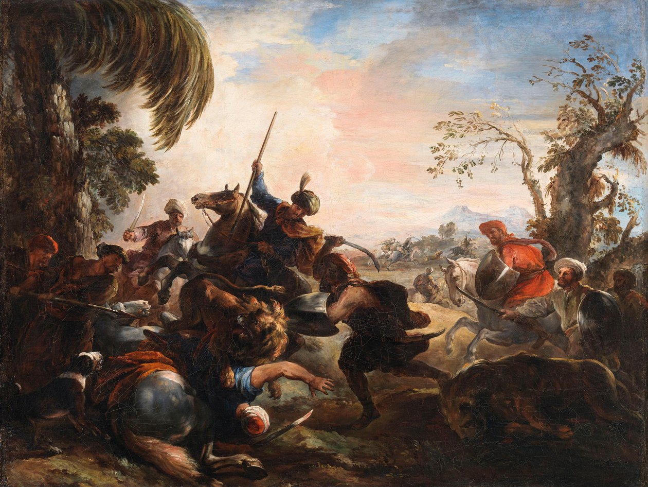 Leeuwenjacht door Joseph Parrocel