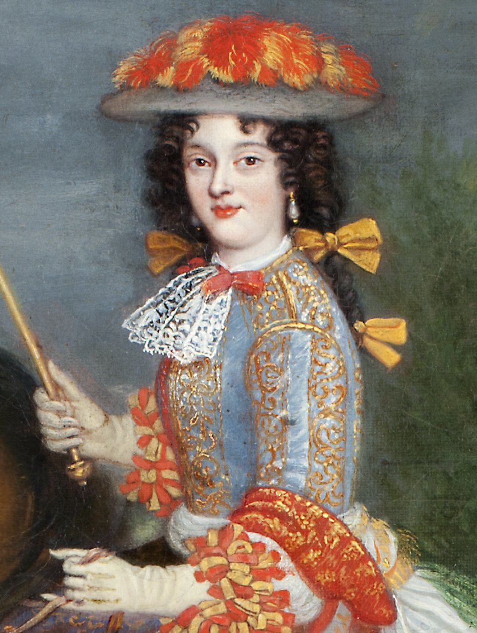 Parrocel - Marie Anne Mancini - kasteel Skokloster (bijgesneden-bewerkt) door Joseph Parrocel