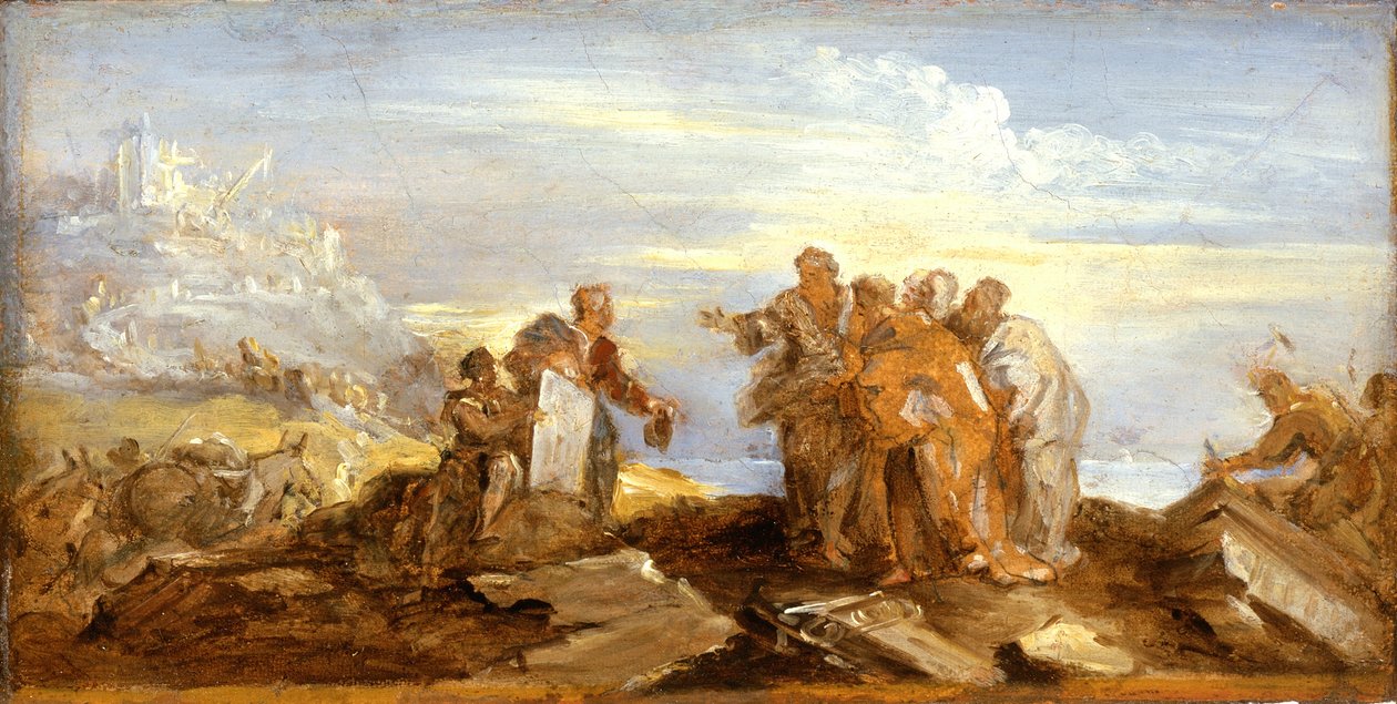 Scène uit de Oude Geschiedenis, ca. 1680-90 door Joseph Parrocel