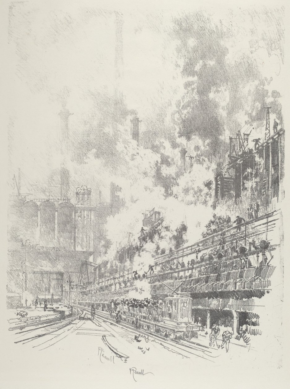 Bijproducten, 1916 door Joseph Pennell