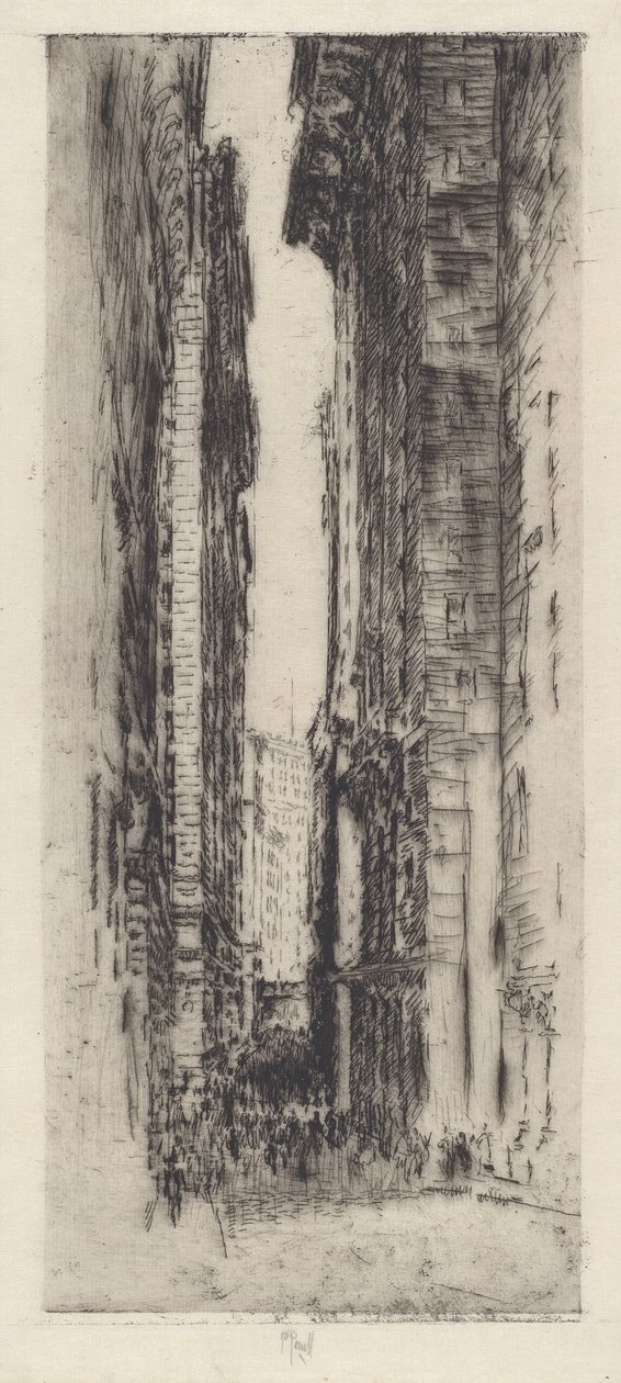 Canyon, nr. III door Joseph Pennell