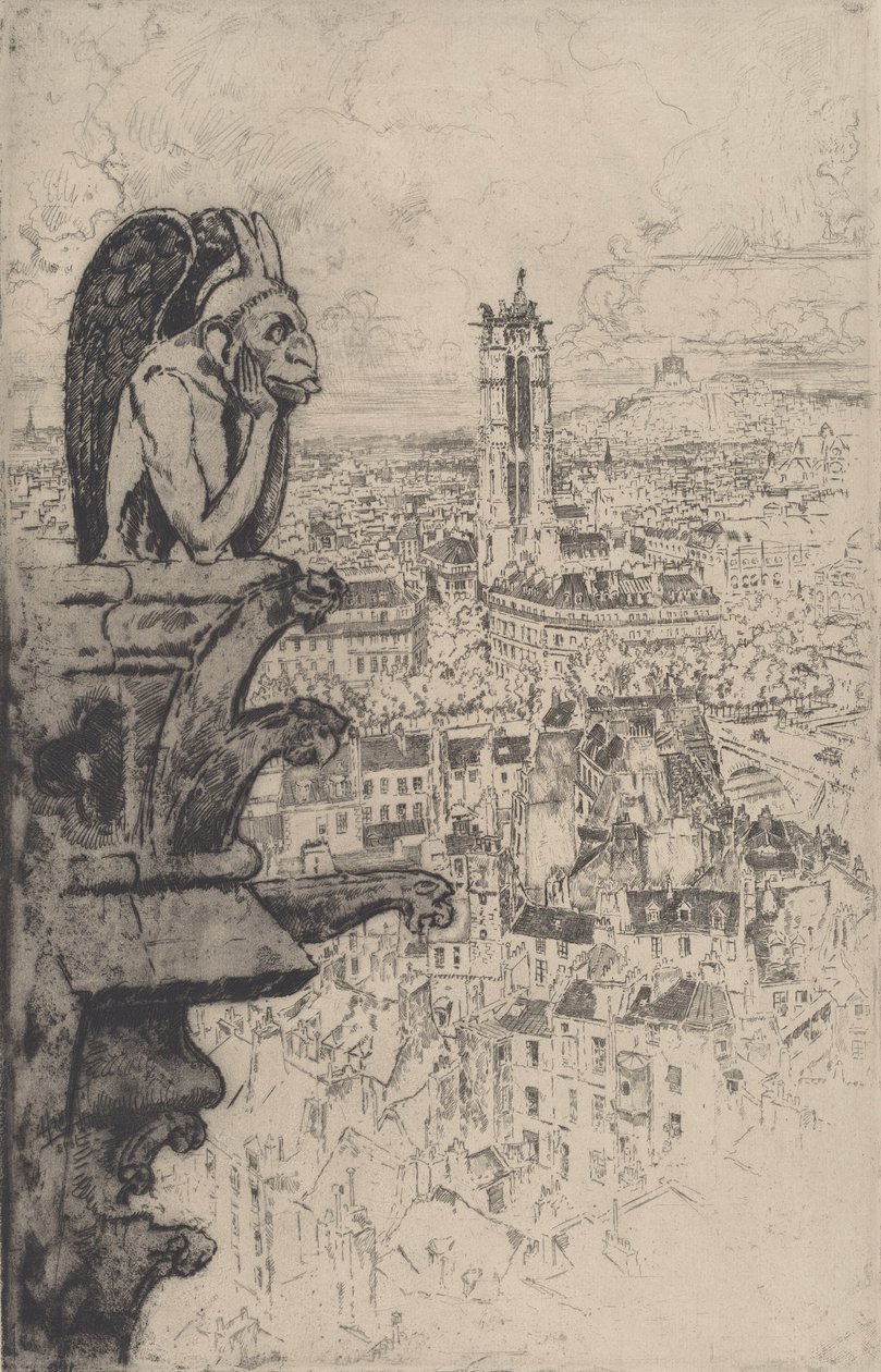 Le Stryge door Joseph Pennell
