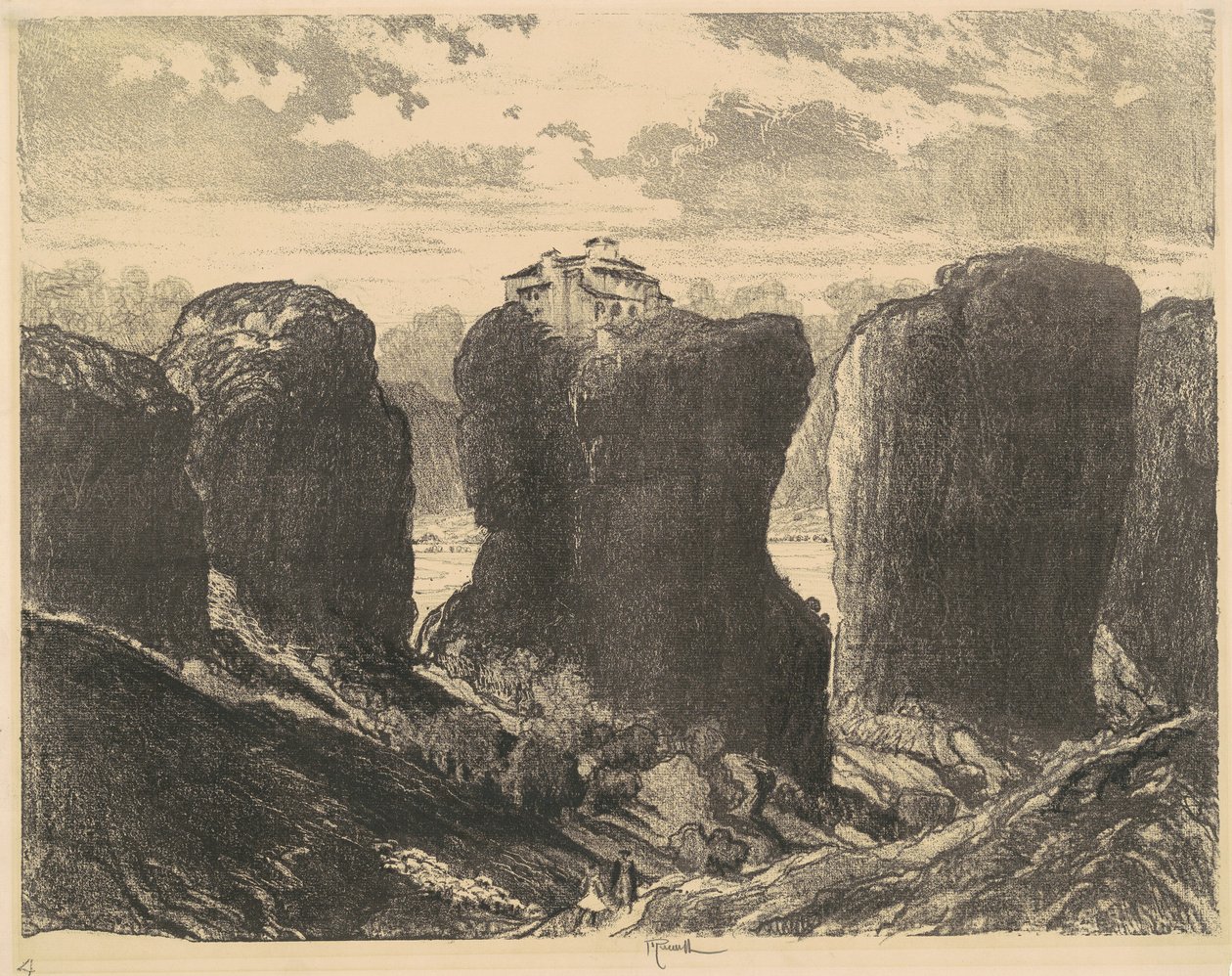De Kliffen van de Drie-eenheid door Joseph Pennell