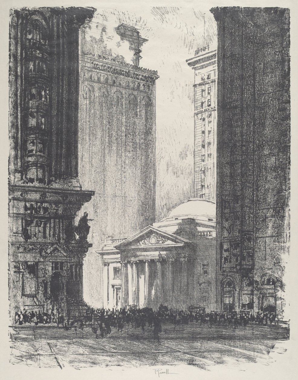 The Girard Trust Company door Joseph Pennell