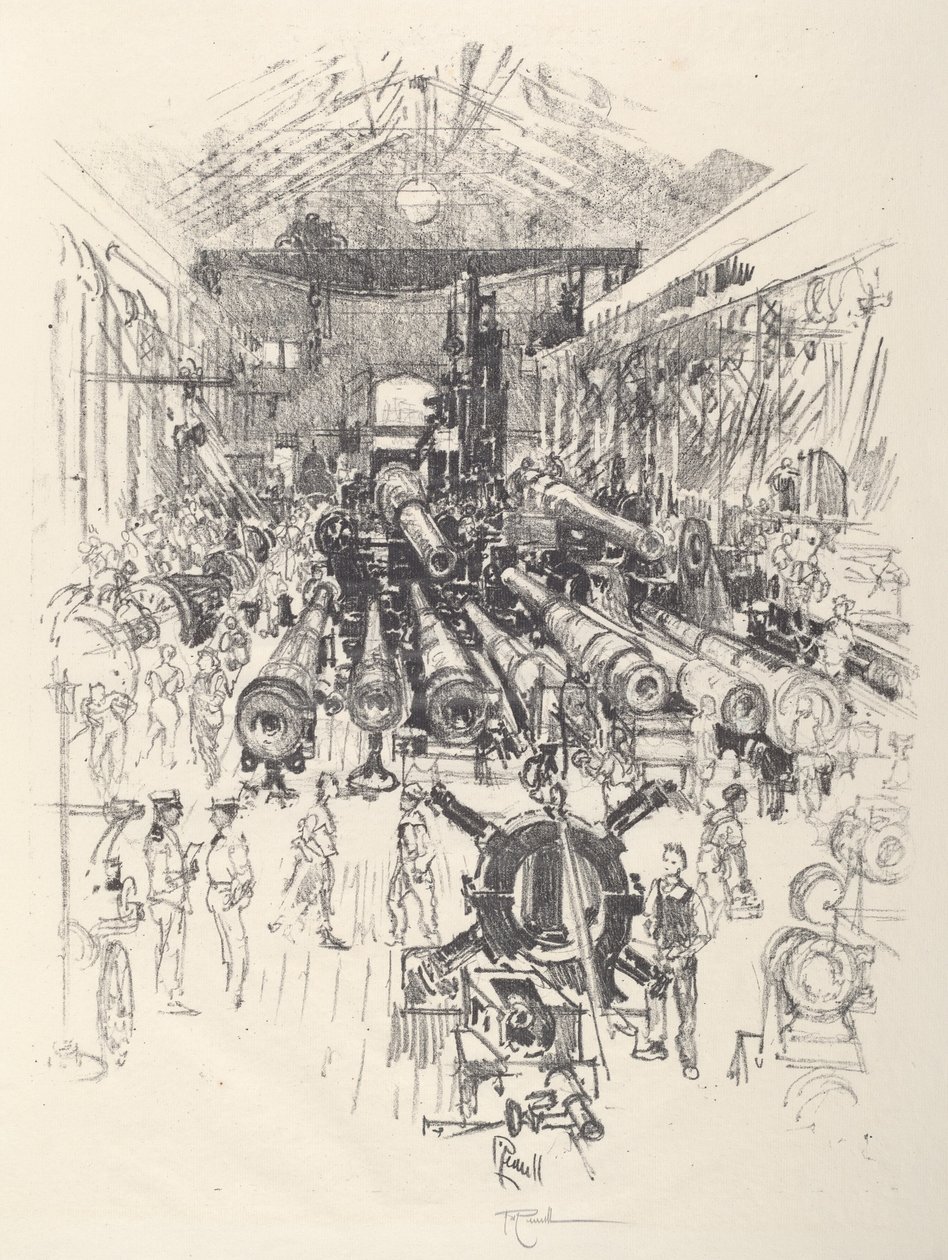 De Wapenfabriek door Joseph Pennell