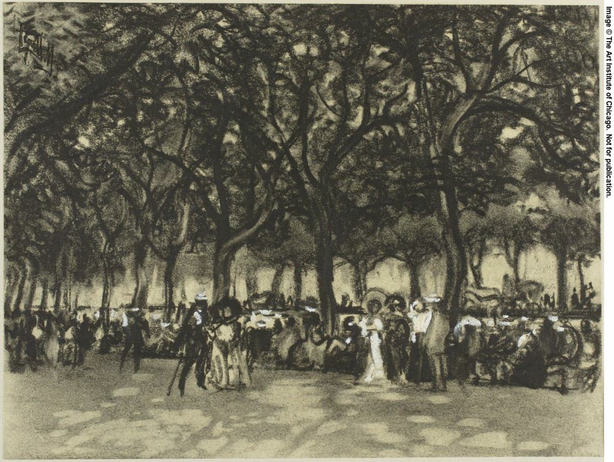 De Promenades van Madrid door Joseph Pennell