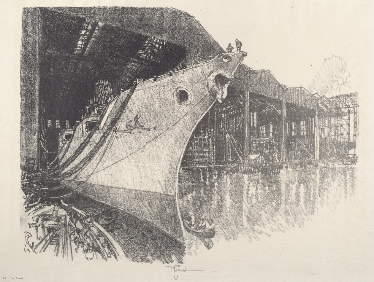 De Boeg door Joseph Pennell