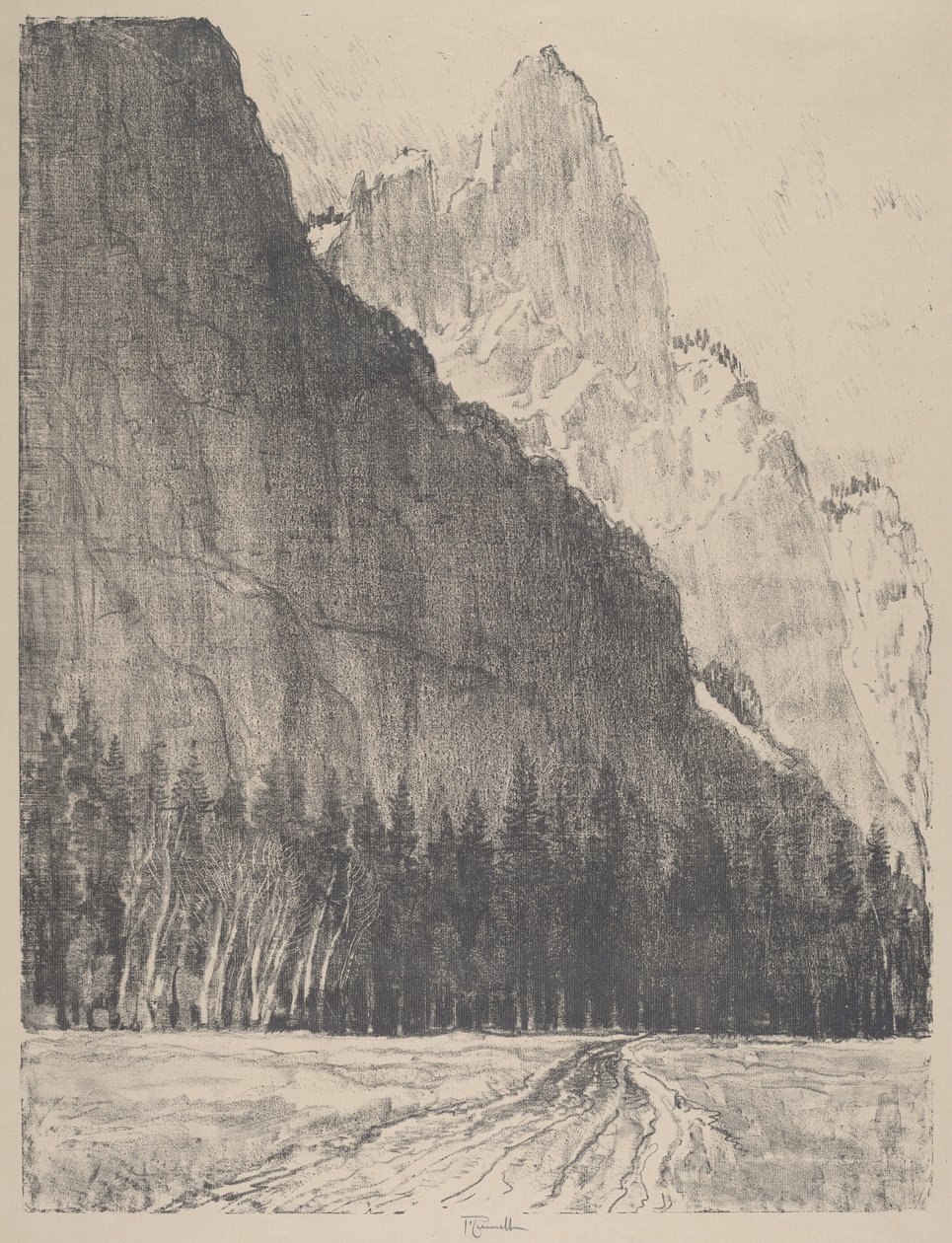 De schildwacht door Joseph Pennell