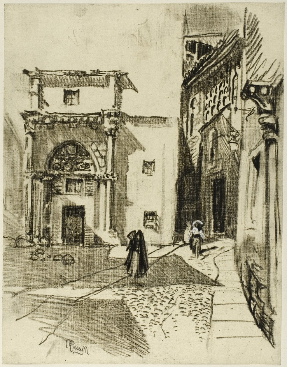 Toledo door Joseph Pennell