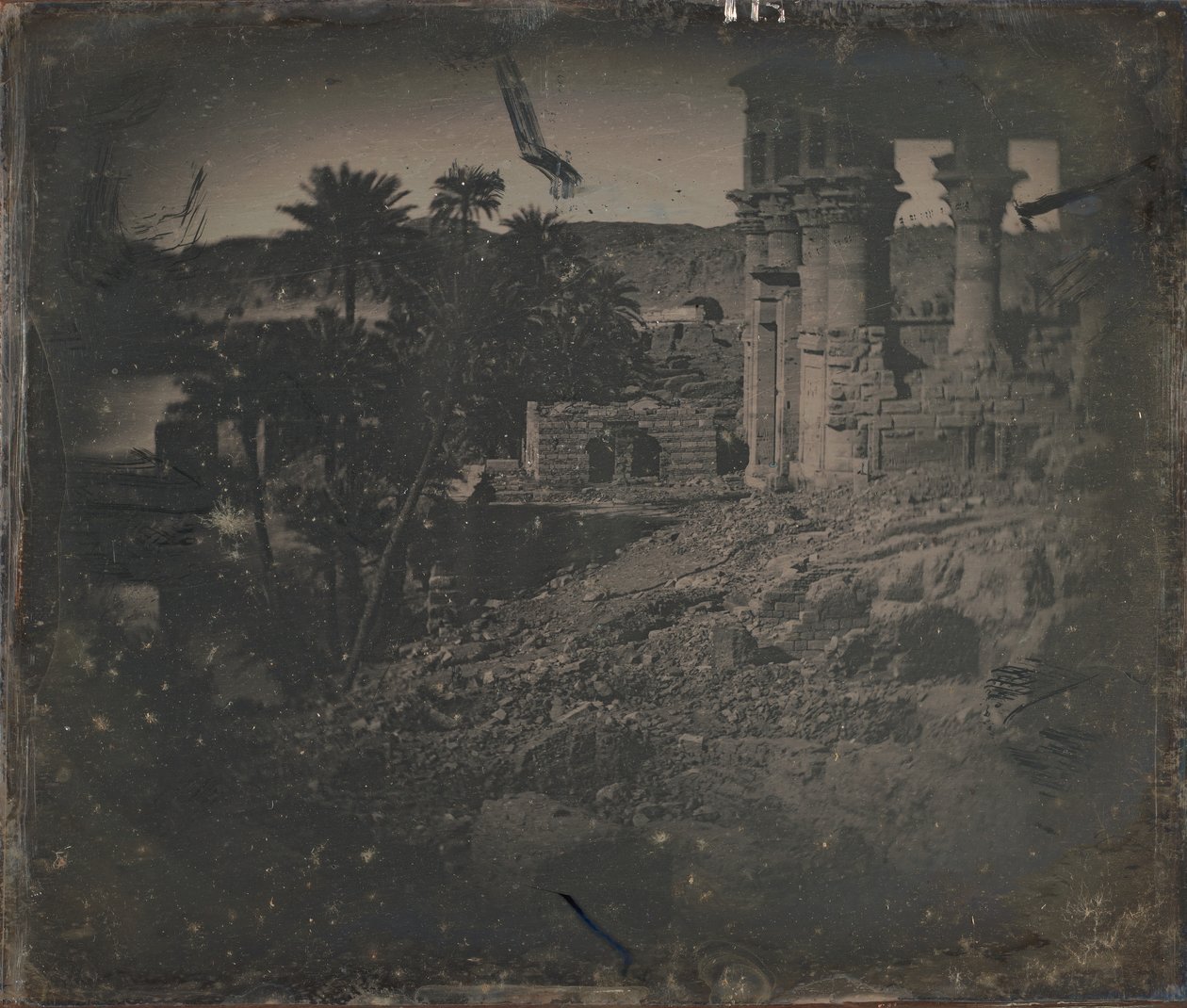 Philae door Joseph Philibert Girault De Prangey