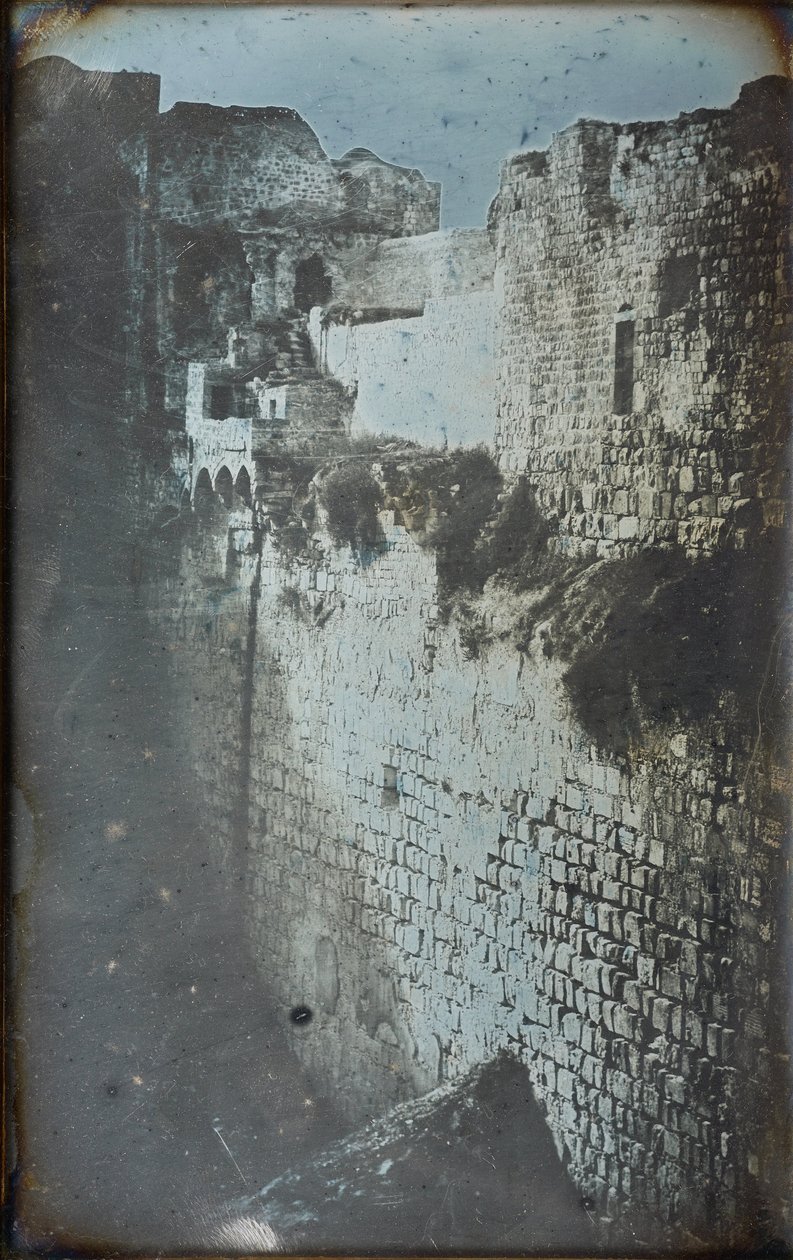De proefbassin, Jeruzalem (Jérusalem. Proefbassin) door Joseph Philibert Girault De Prangey
