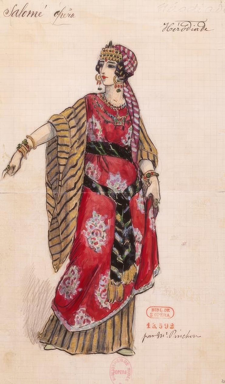 Herodias door Joseph Porphyre Pinchon
