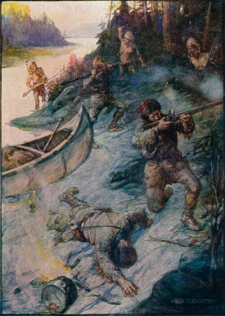 Niemand was veilig, geen leven was veilig, 1908, ca. 1920 door Joseph Ratcliffe Skelton