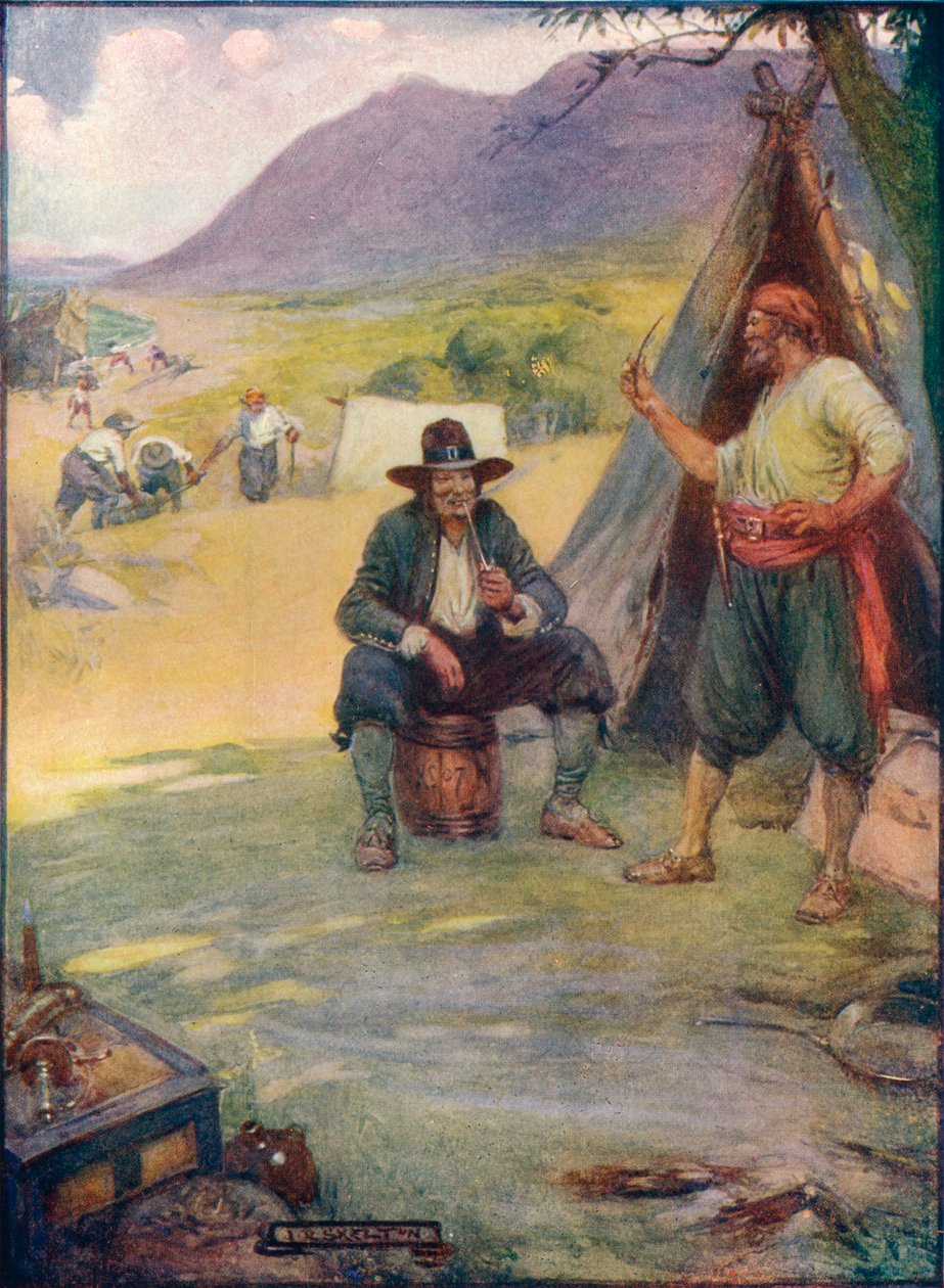 Waar Nu De Grote Stad Kaapstad Staat, Zettten Ze Hun Tenten En Hutten Op, ca. 1908, ca. 1920 door Joseph Ratcliffe Skelton