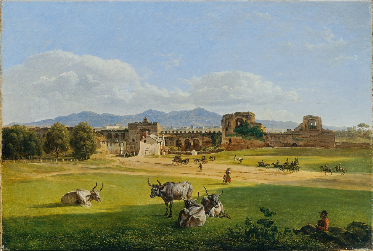 De Porta San Giovanni richting Frascati door Joseph Rebell