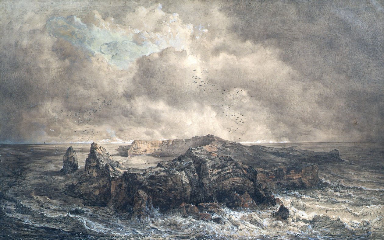 Het eiland St. Paul in de Indische Oceaan door Joseph Selleny