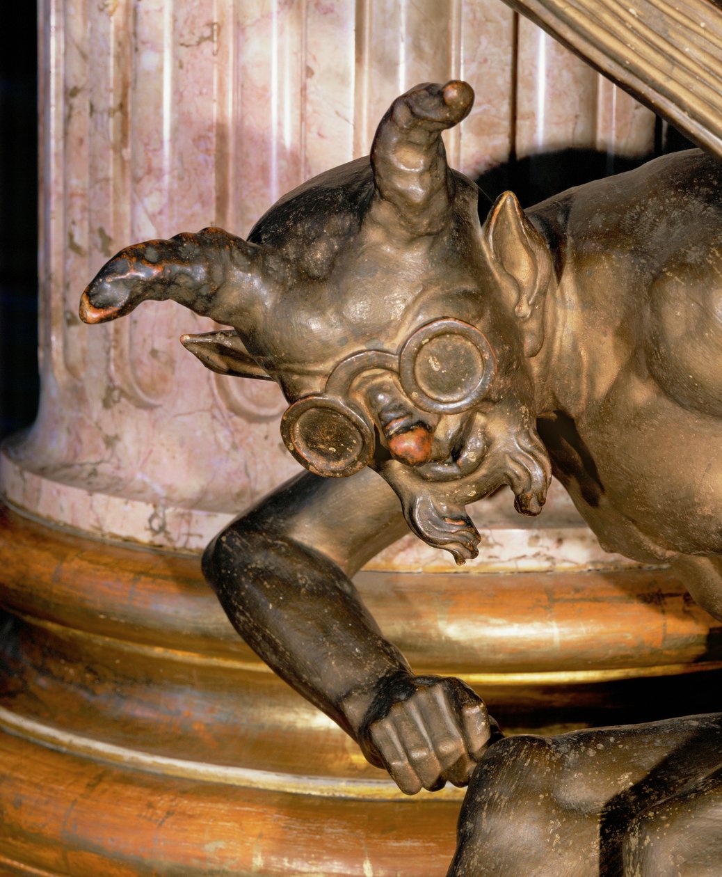 Een duivel met een bril door Joseph Thaddaeus Stammel