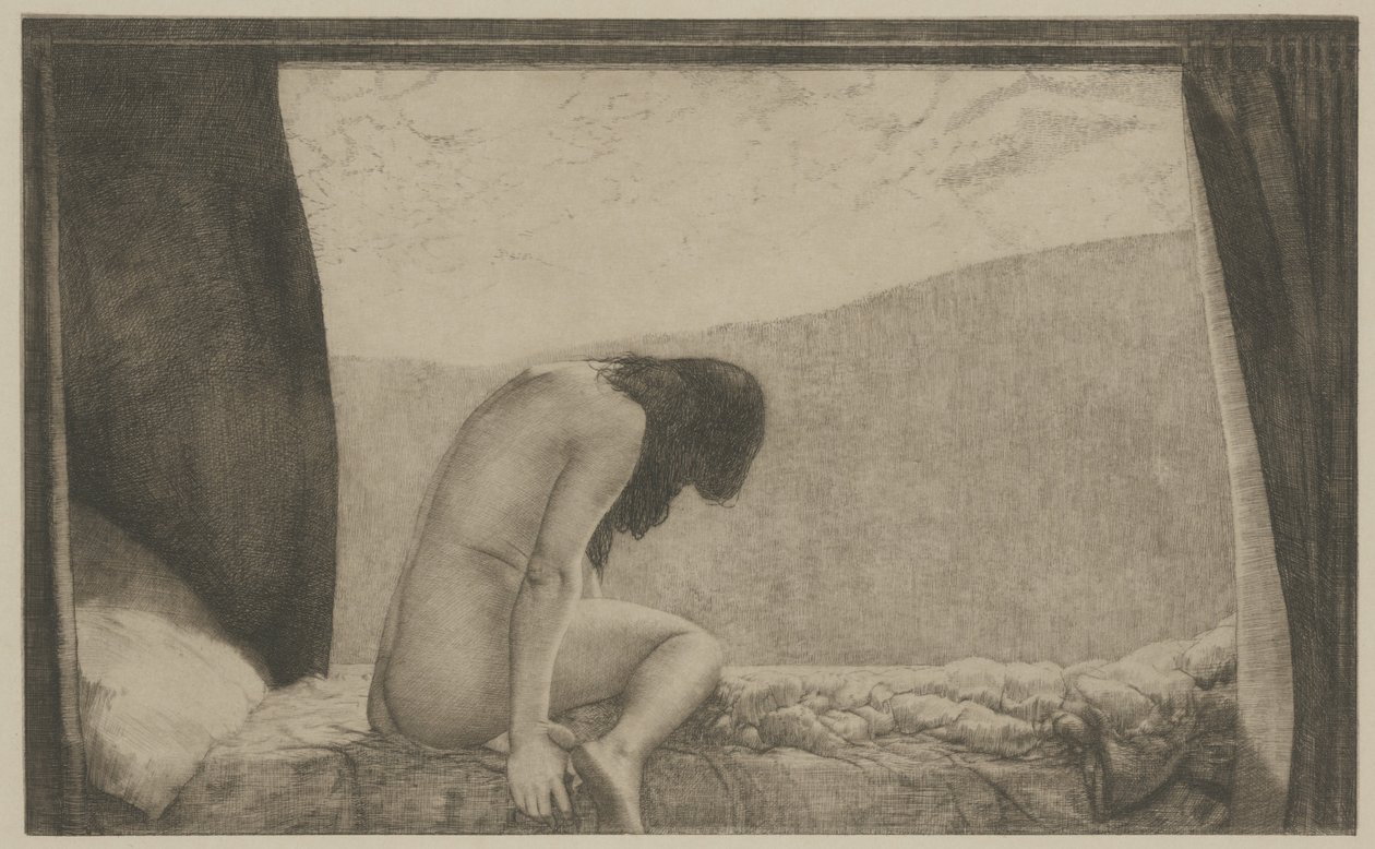 Verlaten, c.1913 door Joseph Uhl