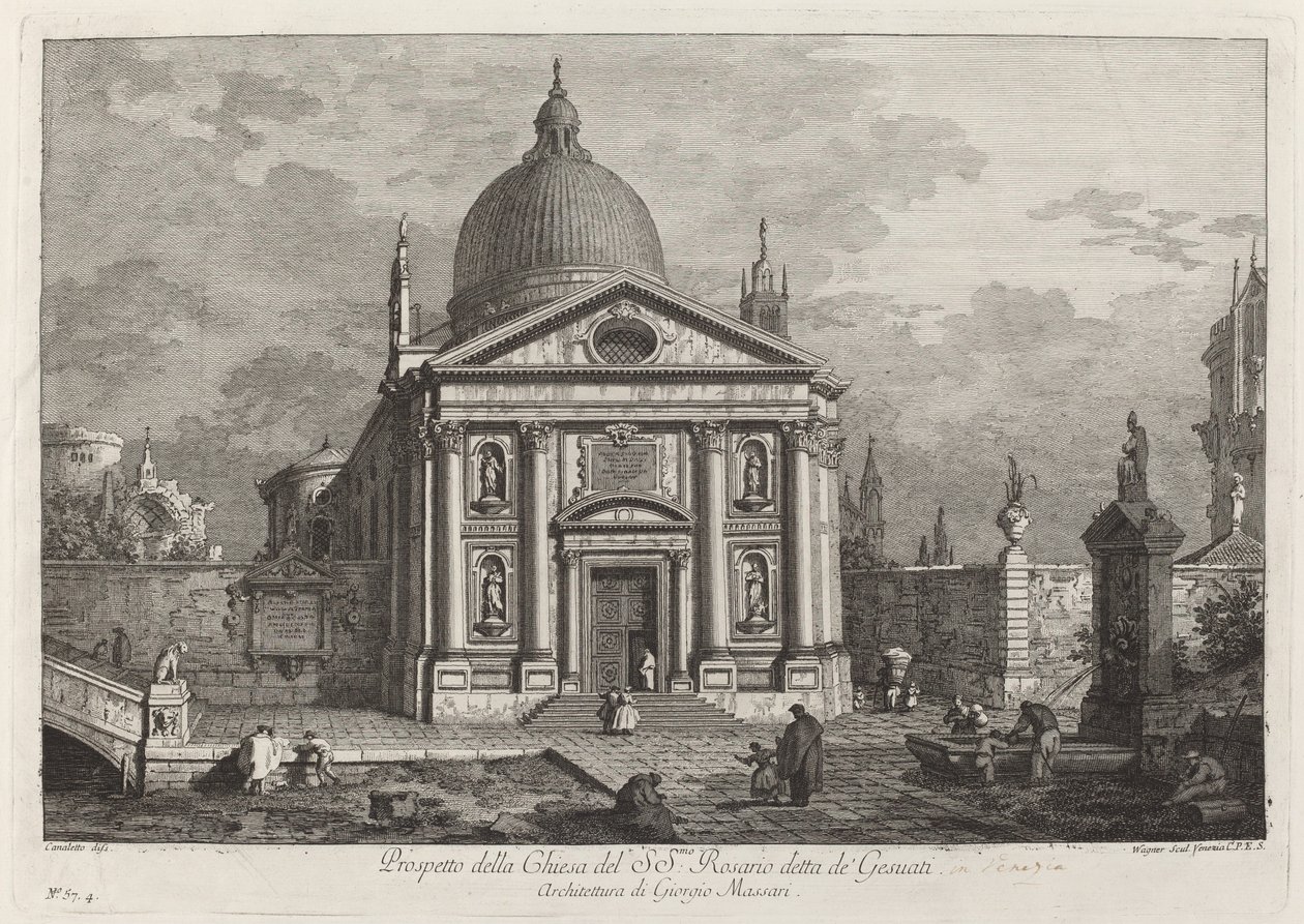 Prospetto della Chiesa del SS. Rosario detta de