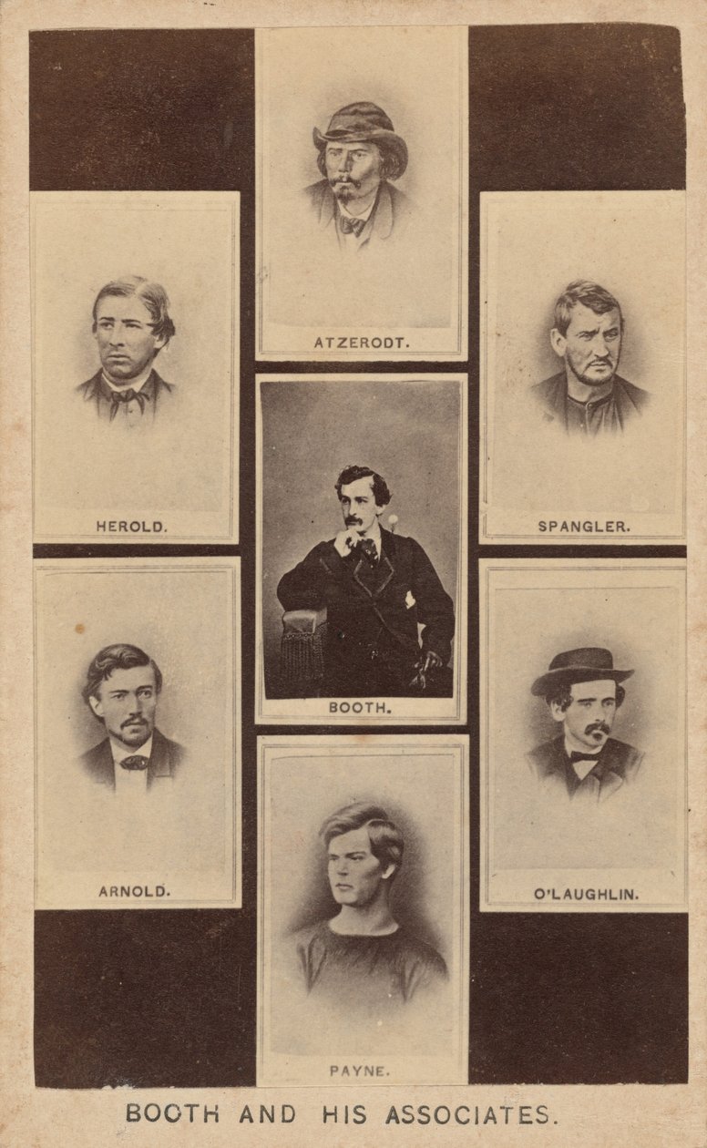 Booth en zijn medewerkers,1865 (foto) door Joseph Ward