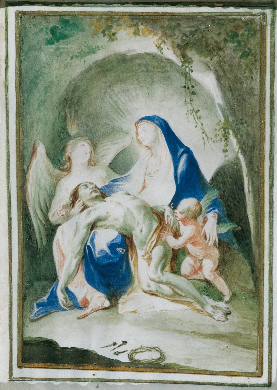 Maria met het lichaam van Christus door Joseph Winterhalder d. J.