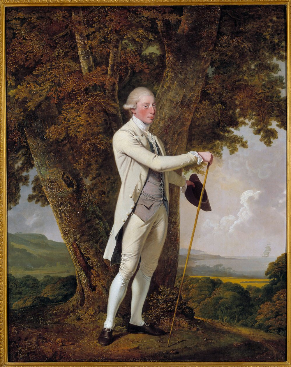 Portret van John Milnes door Joseph Wright of Derby