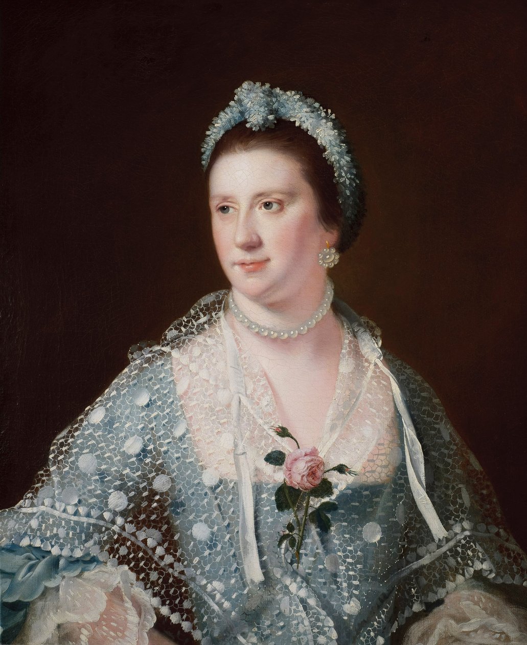 Portret van de geachte mevrouw Boyle door Joseph Wright of Derby