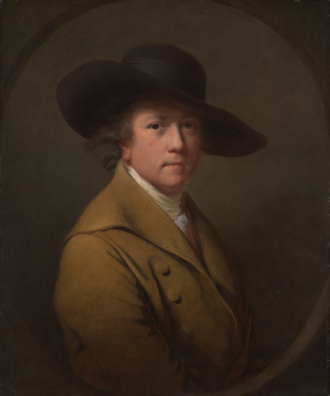 Zelfportret door Joseph Wright of Derby