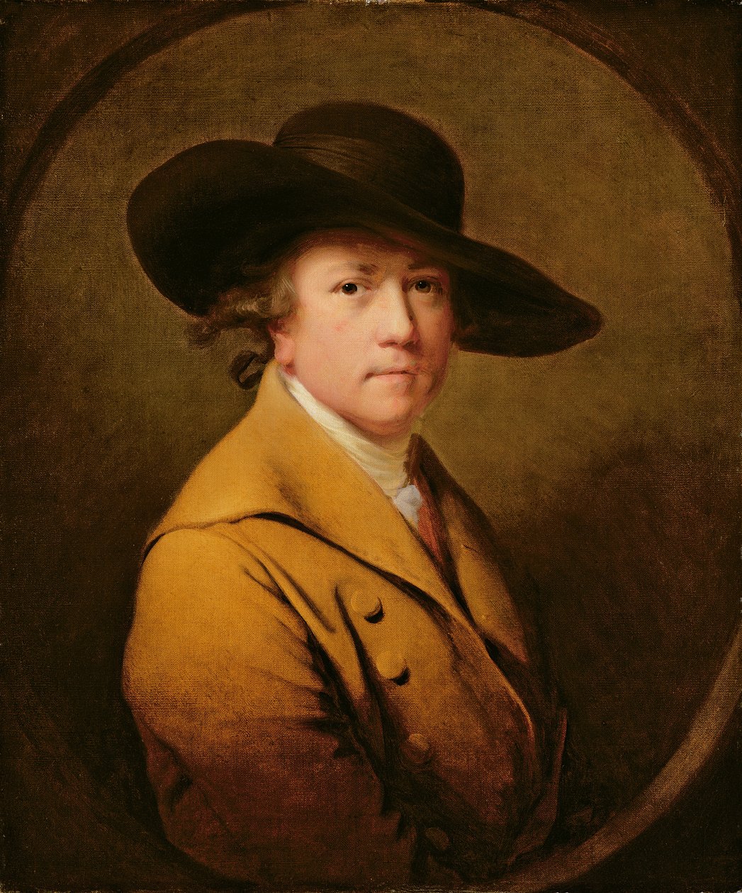 Zelfportret door Joseph Wright of Derby