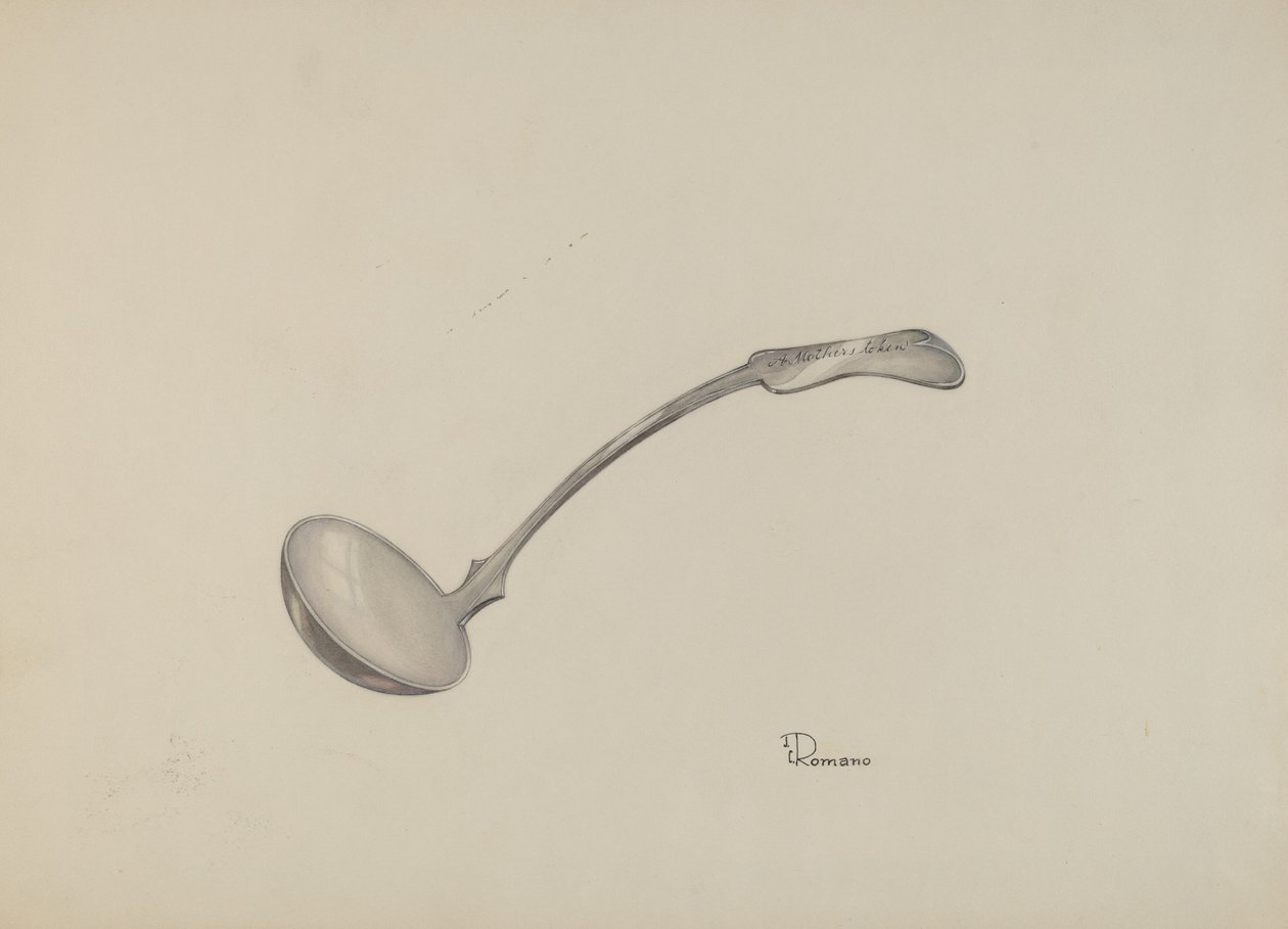 Roomlepel, ca. 1937 door Josephine C. Romano