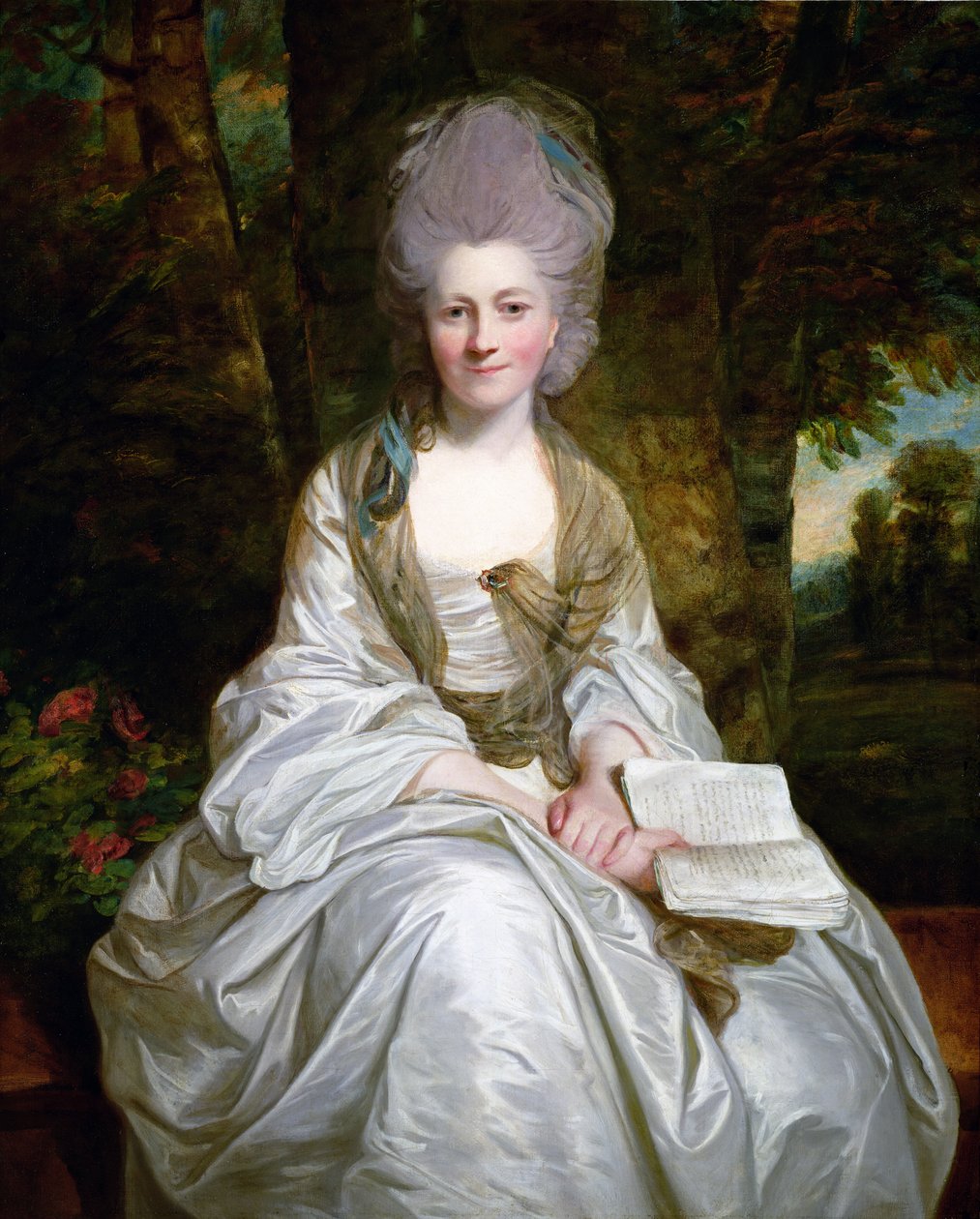 Een portret van Dorothy Vaughan, gravin van Lisburne, c.1777 door Joshua Reynolds