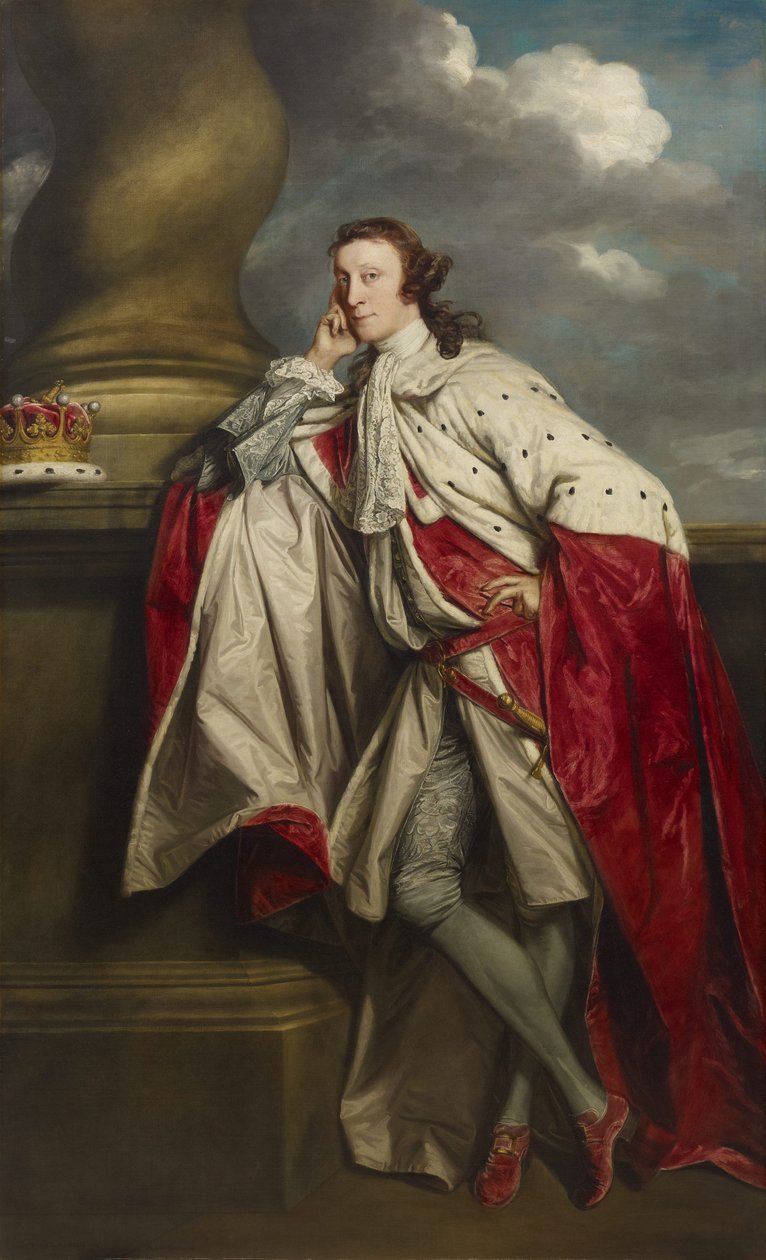 James, 7e Graaf van Lauderdale door Joshua Reynolds
