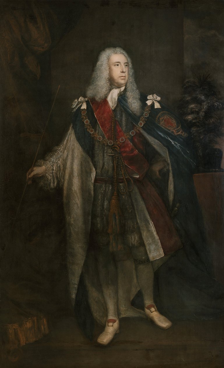 Portret van Charles Fitzroy, 2e hertog van Grafton, 1755-57 door Joshua Reynolds