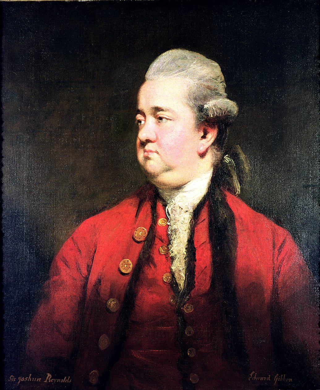 Portret van Edward Gibbon, c.1779 door Joshua Reynolds