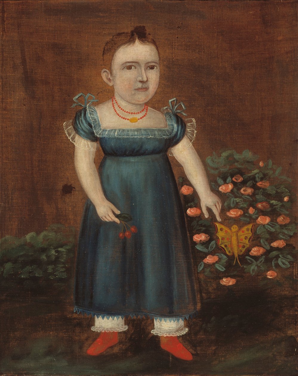 Portret van Adelia Ellender door Joshua Johnson