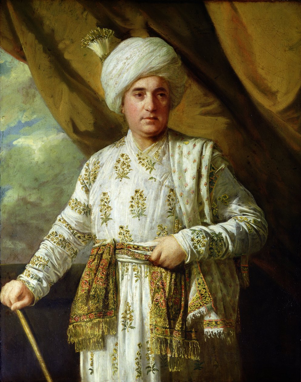 Kapitein John Foote van de Hon. East India Company door Joshua Reynolds
