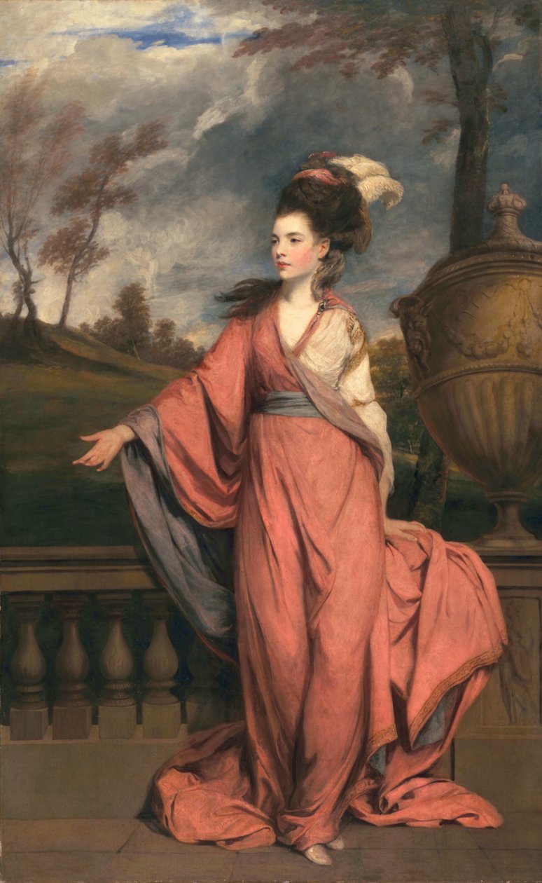 Jane Fleming, later Gravin van Harrington, ca. 1778-79 door Joshua Reynolds