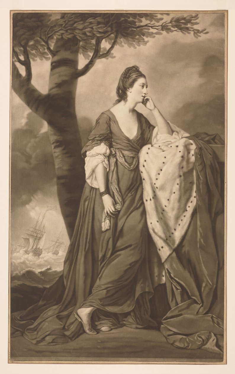 Mary Bertie, hertogin van Ancaster en Kesteven door Joshua Reynolds